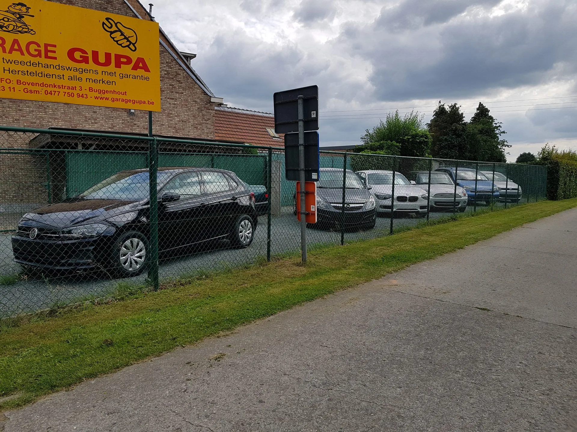De stelplaats van Garage Gupa